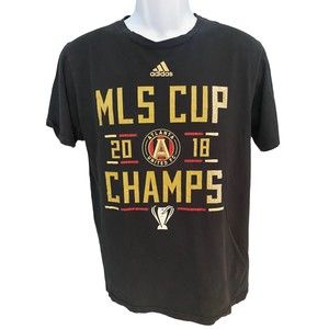 Adidas mens M graphic t shirt 2018 Atlanta United MLS Cup Champs